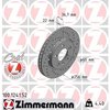 Zimmermann Brake Disc - Sport/Coated, 100124152 100124152
